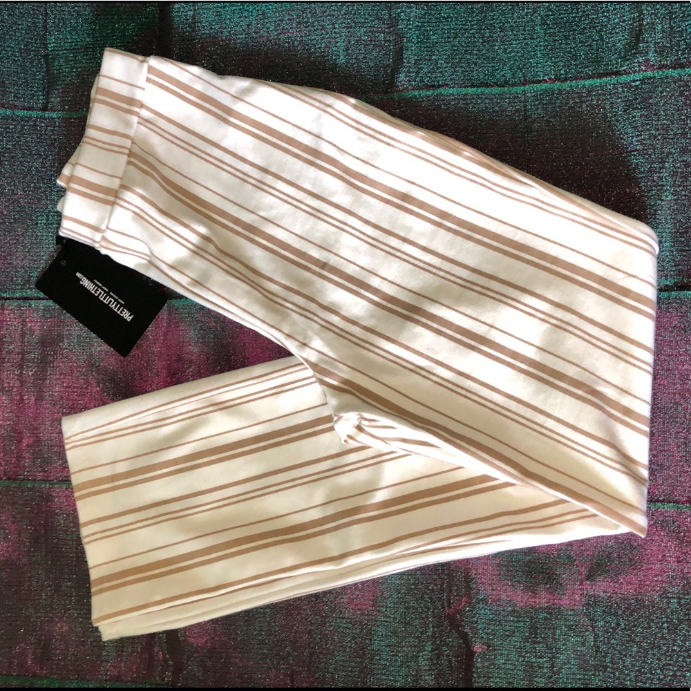 PLT | Stone Stripe Cigarette Trouser - Picture 3 of 7